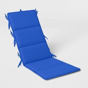Room Essentials Adirondack Outdoor Chair Cushion Cobalt Blue 18.25"x42" NEW